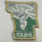 Stowe Vermont Police State Shape Patch Unused