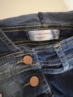 No Boundaries Dark Wash Denim Overall Shorts Adjustable Straps Size Xs