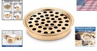 Premium Gold Stainless Steel Communion Tray Set For Churches - 40 Cup Capacity