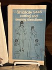 Dress Gown Maxi Mini 7 Simplicity Sewing Pattern 9446 Vintage 70 s Uncut