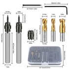 3 8  5 16  Double Sided Spot Weld Cutter Remover Drill Bit Welder Cut Rotary Kit