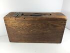 Original Ww1 Colt-vickers Wood   Brass Ammo Box