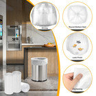 240 Medium 8 Gallon Kitchen Trash Bags  White  Unscented