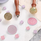 Initial Letter Alphabet W Wax Seal Stamp  Wicker Eucalyptus Sealing Stamp