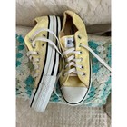 Vintage Made In Usa Converse All Star Chuck Taylor Butter Yellow 6 8