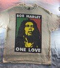 Bob Marley    one Love    Graphic T-shirt     Zion Rootswear  Xl
