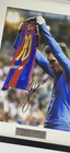Lionel Messi Big  Autographed Canvas  Hand Signed Framed With Coa Free Shipping