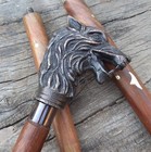 Vintage Antique Wooden Brass Handle Designer Cane Walking Stick For New Handmade