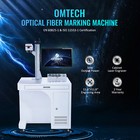 Omtech 50w Fiber Laser Cutter Engraving Machine 12x12 With Fiber Rotary Axis