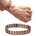 Men s Bracelet Magnetic Therapy Arthritis Pain Relief Pure Solid Copper Bangle
