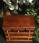 Dollhouse Furniture 1 12 Miniatures Vtg Chest Of Drawers Bedroom Dresser Cabinet