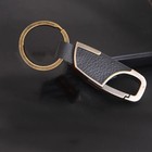 Car Metal Leather Keychain Keyring Key Chain Ring Keyfob Gift For Men Bronze