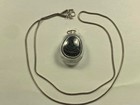 Vintage Thai Buddha Amulet And 22  Non-tarnish Necklace