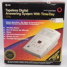 At t Tapeless Digital Answering System With Time  Day Stamp 1715 Great Condition