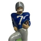 Vintage 1972 Paul Lux Football Player Number 7 Whiskey Decanter Bottle  185