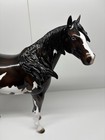 Peter Stone Ish Black Diamond Le-15 Glossy Lsq Paint Horse Long Mane And Tail