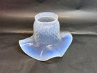 Antique Art Nouveau French Opalescent Glass Lamp Shade Tulip  Bell Flared Rim