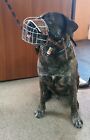 New Metal Strong Wire Basket Dog Muzzle For Xl Bully   Rottweiler  Mastiff Etc 