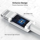 3-pack Usb Data Fast Charger Cable Cord For Apple Iphone 6 7 8 X 11 12 13 14 Max