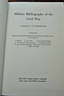 Military Bibliography Of The Civil War  Regimental Pubications All 3 Volumes
