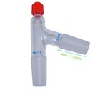 Laboratory Glass 75   3-way Adapter Connecting Adapter Distillation Head 24 40