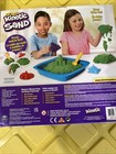 Kinetic Sand  Sandbox Playset With Green Sand   Molds  For Ages 3 And Up