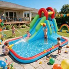 Inflatable Bounce House Water Slide Jumper Castle Splash Pool Playhouse W blower