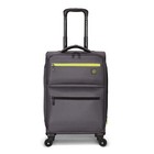 Trulite 20  Lightweight Carry On Luggage Grey  23  X 9  X 14 25   4 7lbs