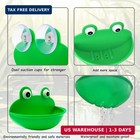 Frog Habitat With Suction Cup  2 Pcs Cute Fish Tank Accessories Frog Dish Holder