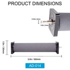 Air Stone Bubble Diffuser Cylinder For Aquarium And Fish Tanks Air Pump 3 1 Inch