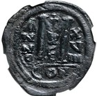 Byzantine Empire Justinian 1 Ad 527-565 Ae Follis-40 Nummi Ngc Xf  sear 163 
