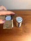 Lot Of 2 Vintage Alka Seltzer Glass Tube Bottles Vintage Apothecary Advertising