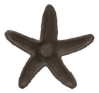 Ebros Cast Iron Sea Star Shell Starfish In Rustic Bronze Finish 4 5  Wide  1 