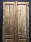 Antique French Double Doors  39 75x95  Raised Panel Doors  European Doors A614