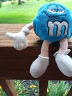 Blue M m Plush Soft Stuffed Animal Doll New M   M Authentic Rare From Usa W tag
