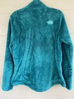 Womens The North Face Ladies Osito Fleece Coat Top Jacket Full Zip Teal Large 