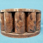 Mcm 1950 s Turn It Poker Chip Caddy Bakelite Style With Metal Handle 9 5 