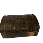 Vintage Style Decorative Treasure Chest Storage Box Pirate Map Trunk Decor
