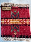 New Vintage Pendleton Set Of 4 Woven Loomed Wool Coaster Rug Matts 6  L X 4 5    W
