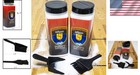 Dual Pack Shuffleboard Wax With Brush   Dustpan - Ideal For 18ft To 22ft Tables