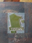 Vintage Printing Letterpress Printers Block   1 Outfit  1 5  Inch
