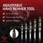 H12 To H16 Hand Adjustable  Reamer 5 Pcs  1 1 16   2 7 32  Plus Extension Pilots