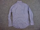 Country Road Shirt Mens Med Blue White Check Italian Fabric Long Sleeve