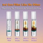 Anti Tar Tripleguard Disposable Cigarette Filter Tips     Tar Trap  50 Count 