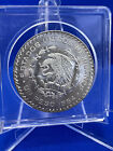 1964 Mexico 1 Peso Uncirculated Silver World Coin  180 