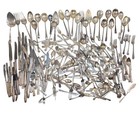 Lot Of  Around 200 Pieces Of Antique   Vintage Silver Plate Silverplate 18lbs