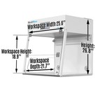 26   Desktop Vertical Laminar Flow Clean Bench With Hepa uv iso Class5 cb-65slim
