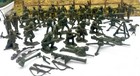 Marx Recast Ww2 Us Army Marines Battleground-iwo Jima 42 Soldiers   Accessories