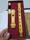 Vintage Hopf Meister Wooden Recorder Flute German Blockfl  ten W  Box - Read
