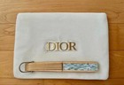 Dior Novelty Fan Set And Pouch Unused Authentic Rare Gift Item Collectible
